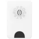 Popsockets PopWallet+ PopGrip PW+ MS G2 MagSafe maka tālruņa turētājs un statīvs ar MagSafe, balts un caurspīdīgs