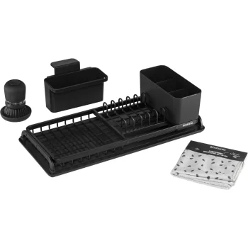Brabantia Drainer Rack Set, Dark Grey