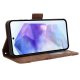 Samsung Galaxy A35 ( SM-A356E/DS ) Multiple Card Slots Design Wallet Stand Leather Book Case Cover, Brown