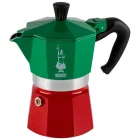 Bialetti Moka Express 3 tasīšu espresso kafijas kanniņa Italia Tricolore