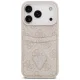 Guess 4G nauble Card Triange vāciņš iPhone 18 Pro / 17 Pro, rozā