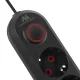 Сетевой фильтр Maclean MCE395 B, 5 розеток + 3xUSB, 1.5м, Черный