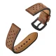 Tech-Protect Leather Strap for Samsung Galaxy Watch 4 / 5 / 6 / 7 / FE, Brown