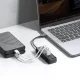 Orico PWC2U-U3 3 portu USB centrmezgls (2x USB-A 3.0, 1x USB-C 3.0), 1m, melns