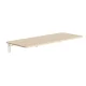 Maclean MC-128 WD Saliekams plaukts / galds, 100x40cm, gaišs koks