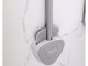 Silicone Toilet Brush with Wall-Mounted Holder