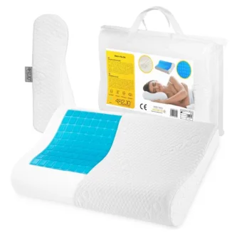 4Fizjo 934 ERGO+ Ortopēdiskais Spilvens ar Dzesējošo Gelu 60x40cm, balts