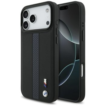 BMW iPhone 17 Pro Max vāciņš M Perforated Stripe Logo MagSafe, zils