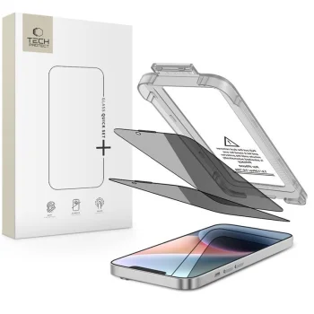 Tech-Protect Quick Set Spy+ aizsargstikls 2 gab. iPhone 13 / 13 Pro / 14 / 16e / 17e