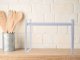 Vienlīmeņa metāla plaukts virtuves darba virsmai organizators bēniņu statīvs | Single level metal shelf for...