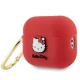 Hello Kitty AirPods Pro 2 maciņš Silicone 3D Kitty Head, fuksijas