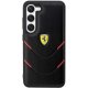 Ferrari Samsung Galaxy S23 vāciņš Hot Stamp Lines Melns