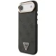 Чехол Guess 4G Triangle Logo MagSafe для iPhone Air, черно-золотой