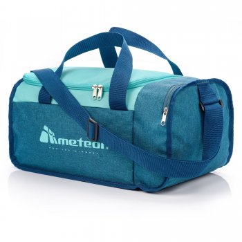 Meteor Nerp Sporta Pleca Soma Maiss Treniņu Piederumiem Inventāram 20L, Zila / Zaļa | Sport Bag Pocket Pouch Handbag