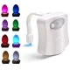 Tualetes poda LED lampa ar gaismas un kustības sensoru | LED Toilet Lamp