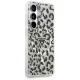 Чехол Guess IML Leopard Triangle MagSafe для Samsung Galaxy S26, черный