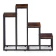 Подставка для цветов ModernHome, 4 полки, стиль лофт