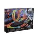 Flexible Car Race Track Set with LED Light-Up Car, 193 Pieces