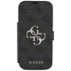 Чехол-книжка Guess Book 4G Metal Logo для iPhone 17 Pro - Черный