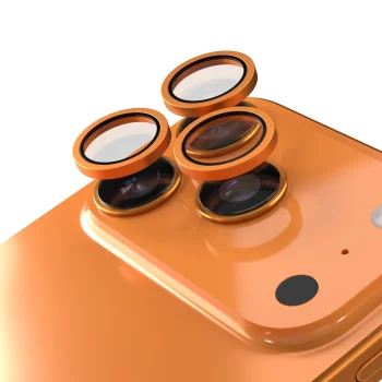 Etteri kameras aizsargstikls iPhone 17 Pro / 17 Pro Max, oranžs