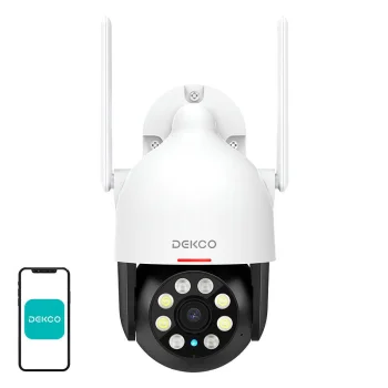 Уличная Wi-Fi камера Dekco DC5L 2K QHD 166°, белая