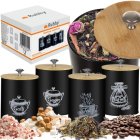 Virtuves produktu konteineru komplekts, 4 gab.