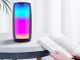 Беспроводная Bluetooth колонка с RGB подсветкой и FM-радио, черная