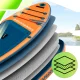 SUP-борд AquaPaddle Explorer Orange с сиденьем, 335x84x15 см