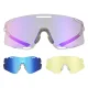 Velobrilles Rockbros SP338 ROAD TO SKY ar maināmām lēcām, caurspīdīgas