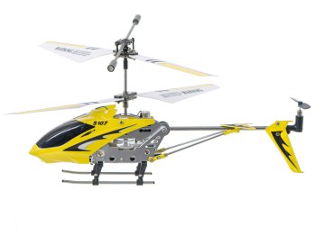 Radiovadāms Helikopters RC SYMA S107G, Dzeltens | RC Helicopter