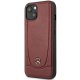 Mercedes Leather Urban Case for iPhone 14 Plus - Red
