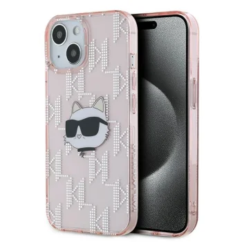 Karl Lagerfeld IML Choupette Head Case for iPhone 15 / 14 / 13, Pink