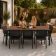 Multigarden Liels dārza galds 180x90 cm brūns