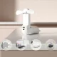 Rokas ventilators Jisulife Handheld Fan Life8 ar akumulatoru 2000 mAh un lukturīti, balts