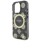 Guess iPhone 16 Pro Max Case IML Peony On 4G Background MagSafe, Black