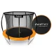Dārza batuts ar iekšējo tīklu un kāpnēm Neo-Sport 312 cm (10Ft), oranžs