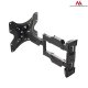 Maclean MC-742 TV un monitoru sienas stiprinājums, 13-55\", 30kg, melns