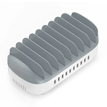 Orico DUK-10P-V1 viedā uzlādes stacija 10 x USB-A, balta
