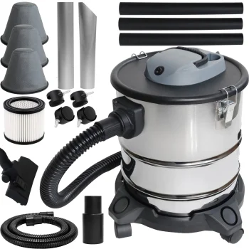 Ash Vacuum Cleaner for Fireplaces and Stoves 1200W 20L