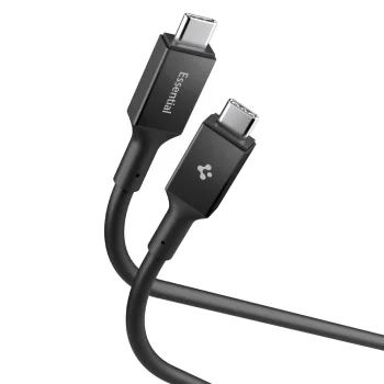 Spigen EB10020CC USB-C uz USB-C kabelis 100W 200cm - Melns