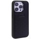 Чехол Audi для iPhone 15 Pro GT Synthetic Leather, черный