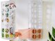 Universāls plastmasas maisiņu organizators, 45x16.5x13.5 cm, balts