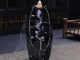 Ceramic Waterfall Incense Burner with 10 Cones, Black