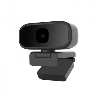 Webcam B17 PC Laptop Camera Full HD 1080P with Microphone, Black | Portatīvā Datora Laptopa Web Kamera Full HD ar Mikrofonu