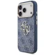 Чехол Guess 4G Big 4G Classic Logo для iPhone 17 Pro - синий и золотой