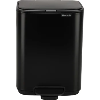 Педальное мусорное ведро Brabantia Bo 4 л, матовый черный