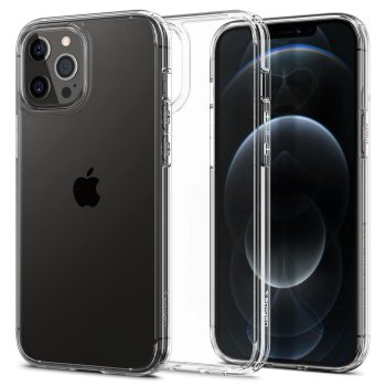 Spigen Ultra Hybrid Case for iPhone 12 / 12 Pro, Clear