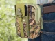Тактический военный подсумок MOLLE на пояс, цифровой камуфляж