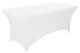 Stretch Spandex Table Cover for 180 cm 6FT Banquet Table MultiGarden, White