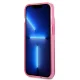 Karl Lagerfeld Gradient Ikonik Karl&Choupette vāciņš iPhone 13 mini, rozā